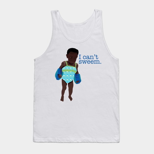 I can't Sweem Tank Top by Annabalynne